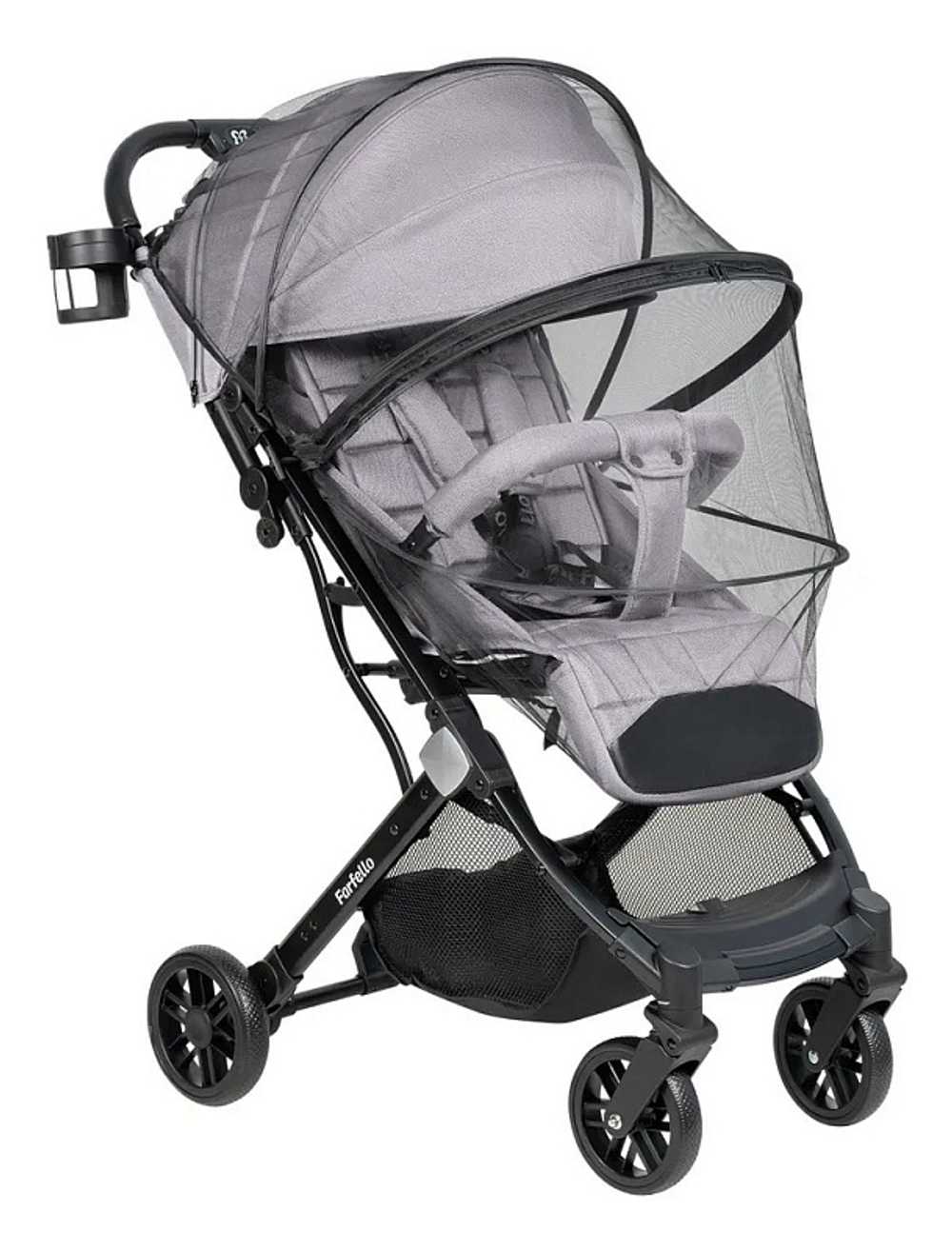 Kоляска детская прогулочная Farfello Comfy Go Comfort 2025 (Grey/Серый CG-015)