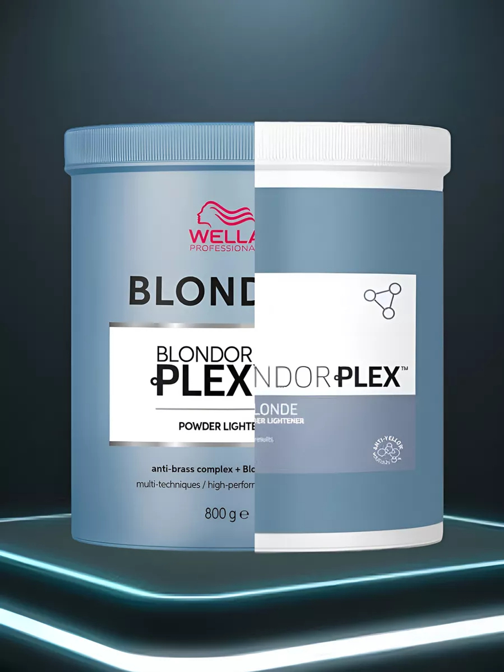 Wella Blondor Plex 9 - Обесцвечивающая пудра без образования пыли 800 г
