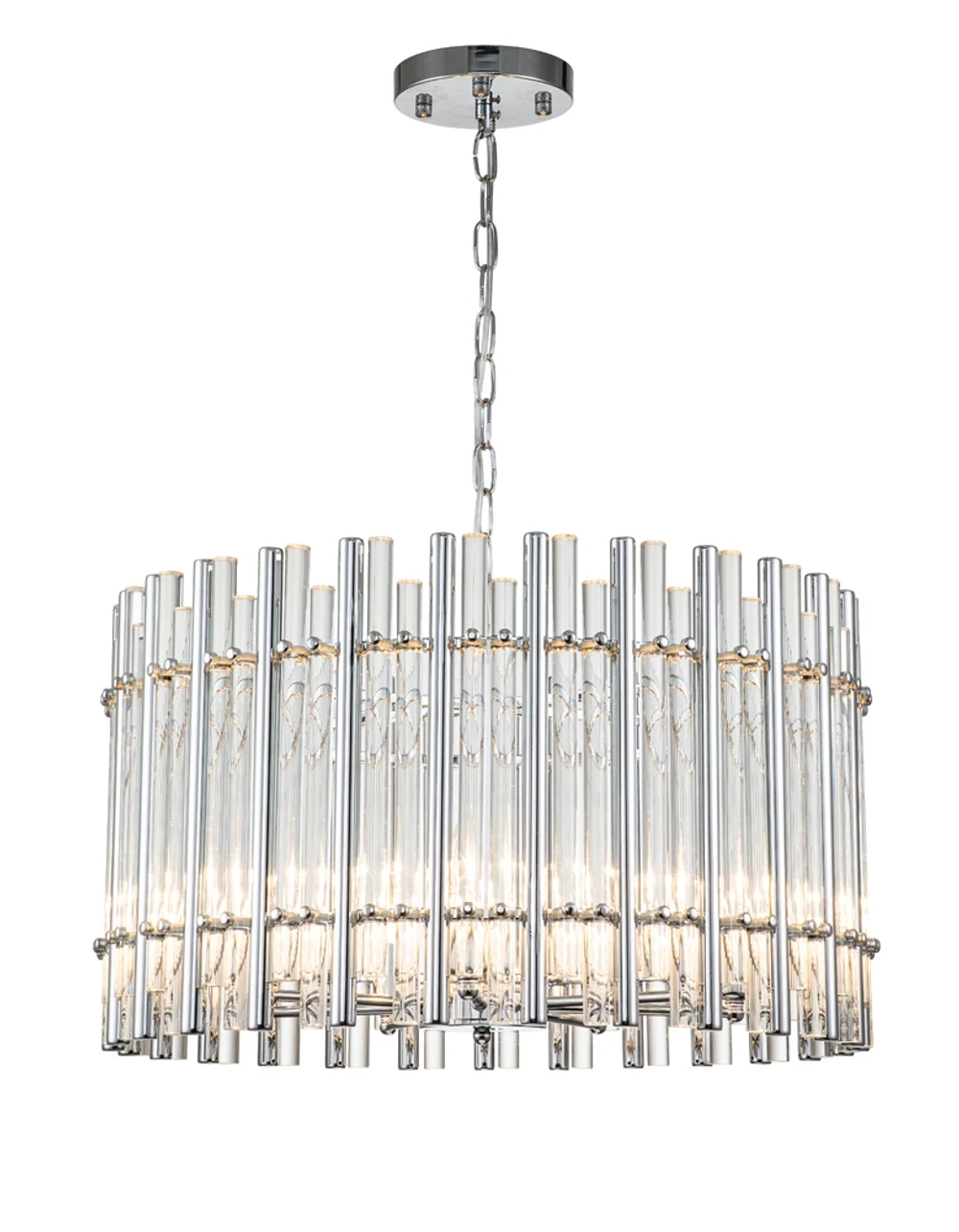 Подвесная люстра Indigo VIOLINO 12025/7P Chrome V000308