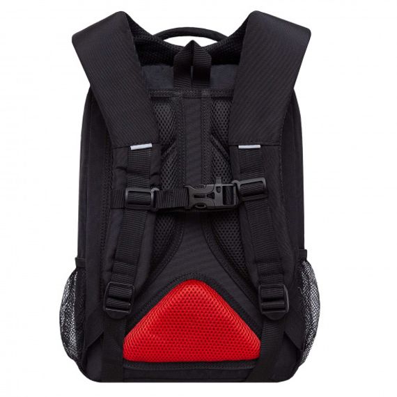 Çanta \ Bag \ RB-356-1 Рюкзак школьный (/1 черный - красный)