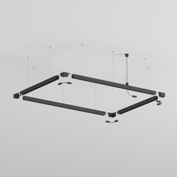 TR2127-BK Механический подвес для трека SMART BASE, IP20, 5м, черный, алюминий