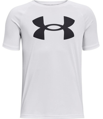 Футболка для мальчика теннисная Under Armour Tech Big Logo SS - белый