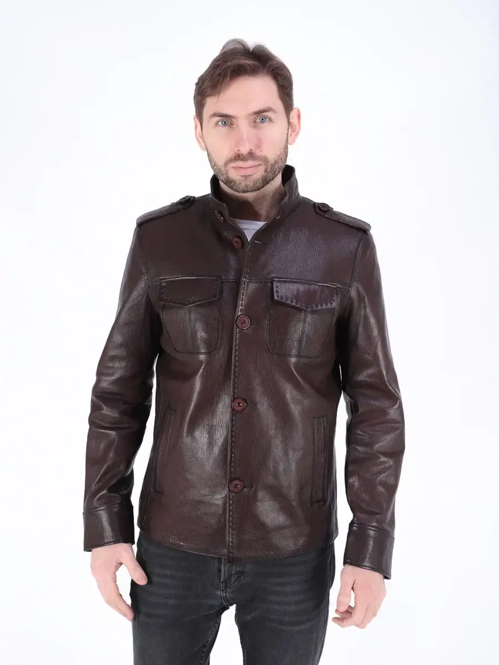 Куртка мужская  из натуральной кожи