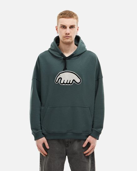 Толстовка ANTEATER Hoodie Marengo-White-Logo