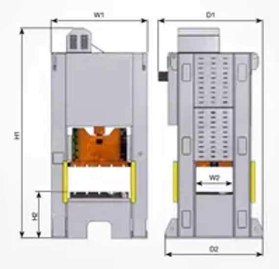 Кривошипный пресс RHTC PPMFS-2-630