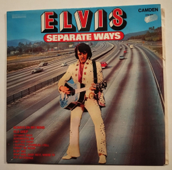 Винтажная виниловая пластинка LP Elvis Presley Separate Ways (UK 1973)