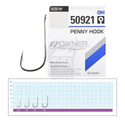 Крючок OWNER Penny Hook 50921 №10-14