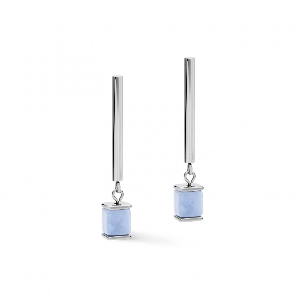 Серьги Coeur de Lion Blue-Beige 5059/21-0710 цвет голубой