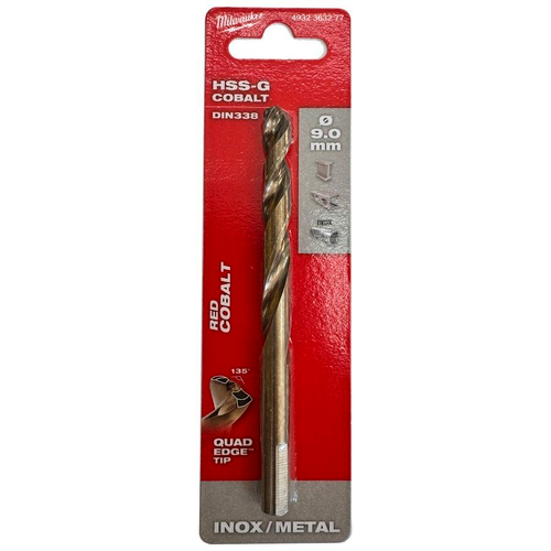 Сверло по металлу Milwaukee HSS-CO 9,0мм