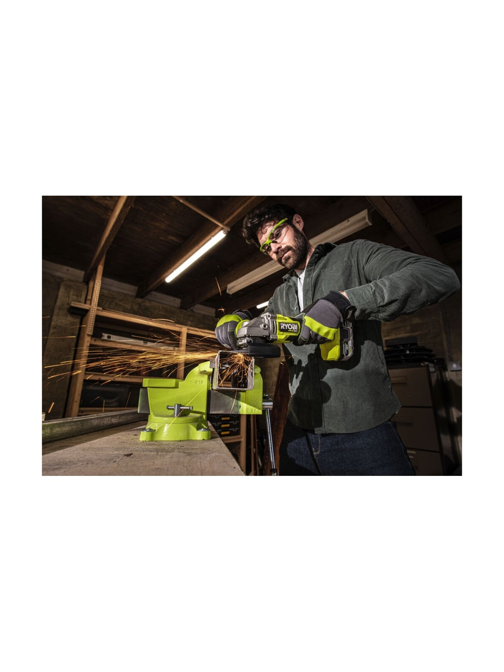 Бесщеточная углошлифмашина RAG18X-1x40SJ Ryobi 18В 5133005707