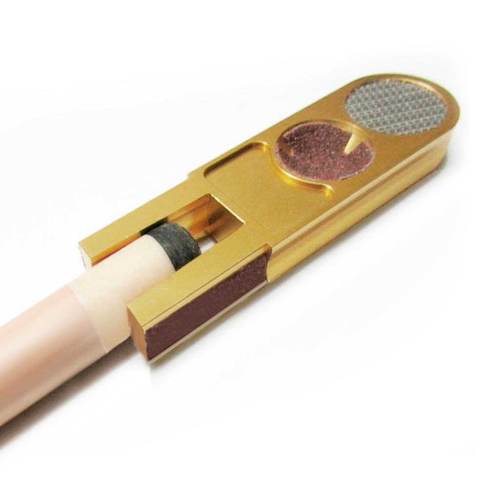 Заточка Ulti-Mate Cue Tip Tool для наклейки золото