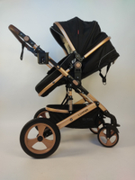 Коляска-трансформер с сумкой 2 в 1 Luxmom 518-SW