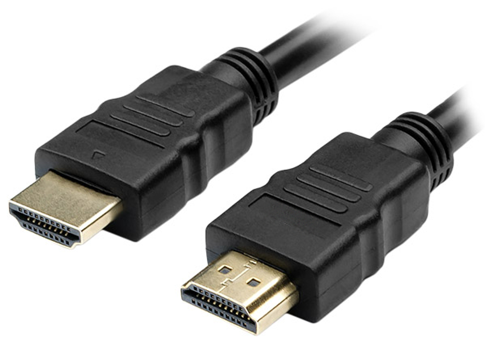 Кабель BaseTech HDMI(M)―HDMI(M) v2.0, 4K, экран, 5м, чёрный (BT-HDMI-HDMI-5.0M-BK)