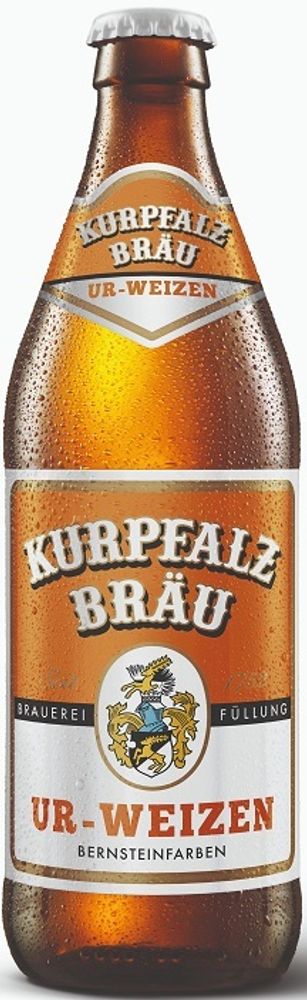 Пиво Курпфальц Брой Ур-Вайцен / Kurpfalz Brau Ur-Weizen 0.5 - стекло