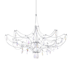 Подвесная светодиодная люстра Loft It Mira 10589/900 Silver Asfour