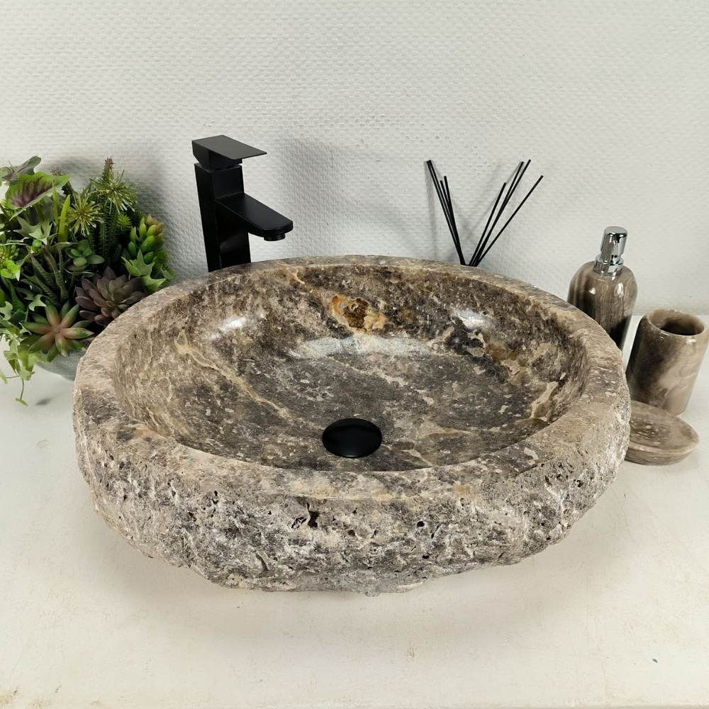 Раковина из оникса Erozy Grey EO-64501 54*44*15 0157