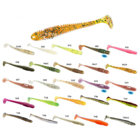 Мягкая съедобная приманка LJ Pro Series Tioga 3.4 in (86 мм), цвет F05, 6 шт