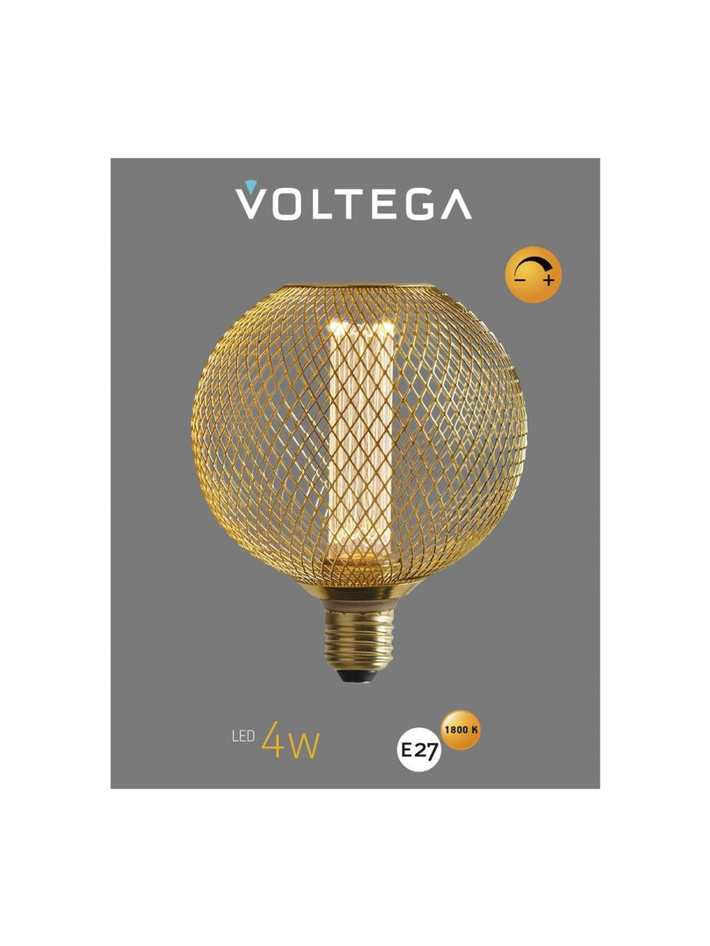 Лампа светодиодная Loft Led DP82293 4Вт 1800К E27 DIM Voltega 8566