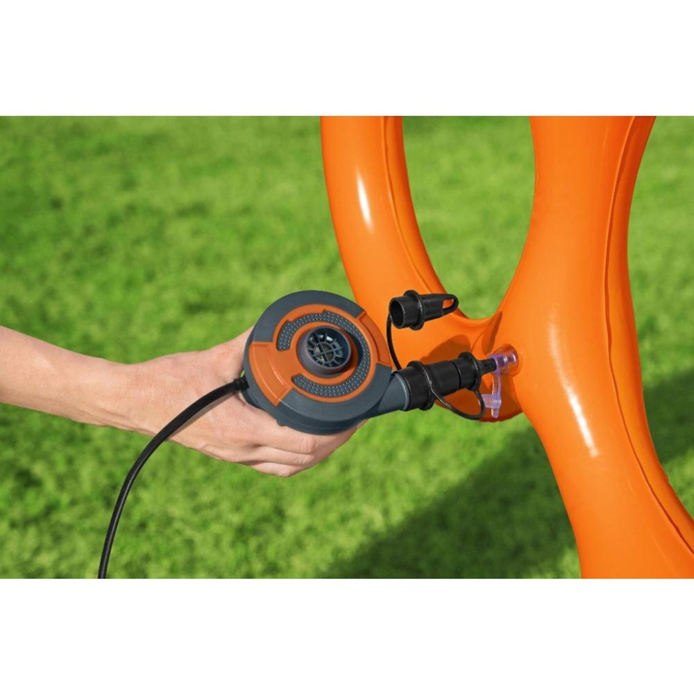 Насос воздушный электрический, 12 В, 3 насадки, 12 В постоянного тока, Bestway, 62142