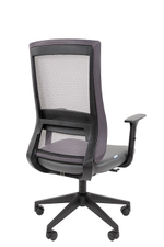 Офисное кресло CHAIRMAN 500 LT без подголовника, экокожа/сетка