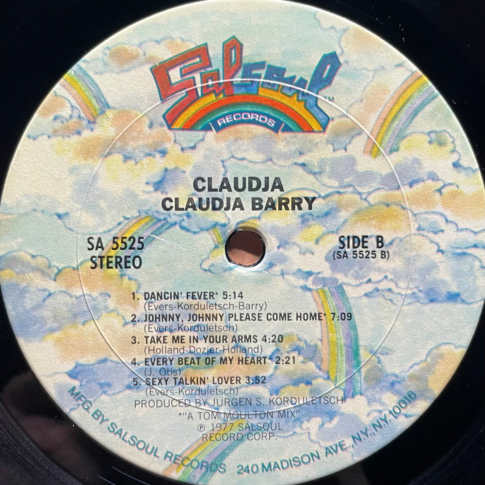 Claudja Barry ‎– Claudja (США 1978г.)