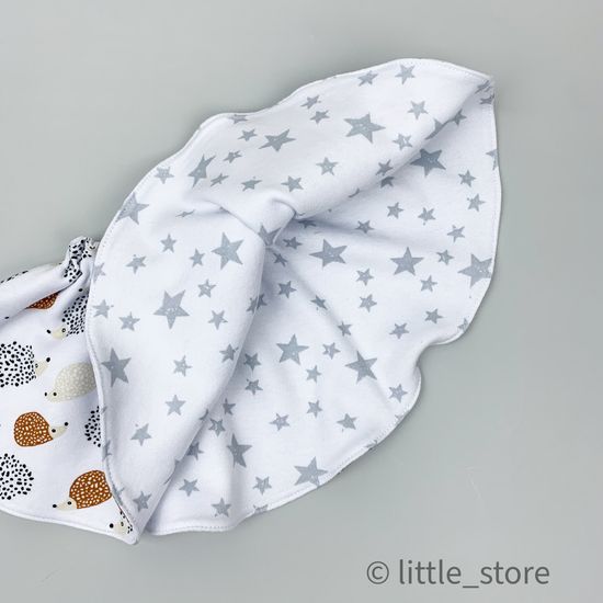 Двусторонний нагрудник Ежики