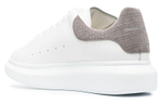 Alexander McQueen Alexander McQueen Cowhide Wide Comfortable Fashion sneakers Men's White