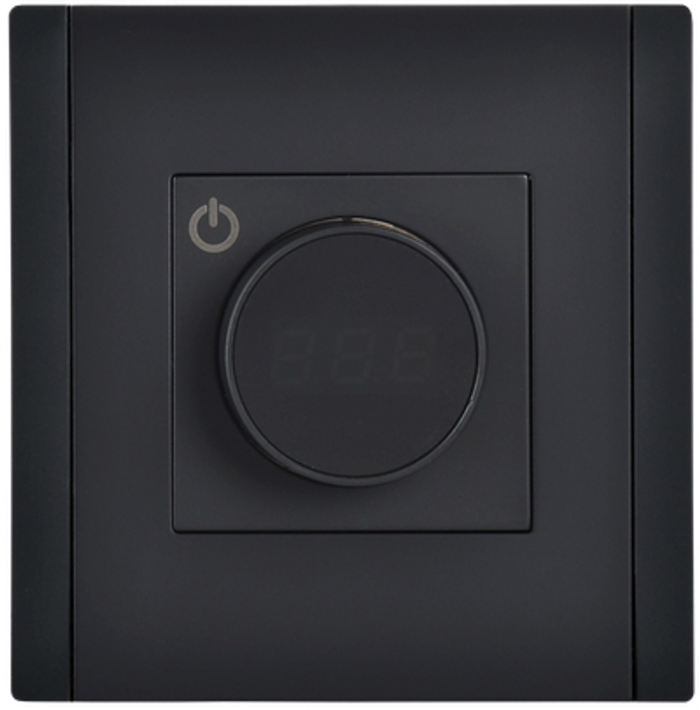 FORTE&PIANO Термостат электронный с индикацией FP152 черный IEK