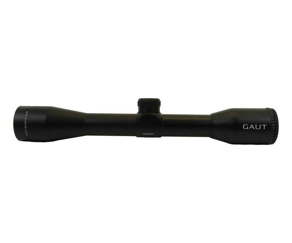 Прицел Gaut Quartz 4x32, сетка 3 (Mil-Dot) нить, без подсветки, 25.4мм, поправки 1/4 МОА