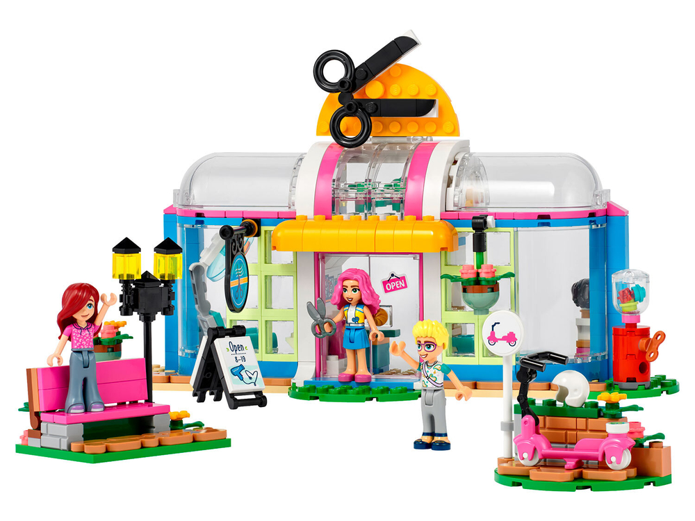 LEGO Friends 41743 — парикмахерская Хартлейк-Сити, стиль и игра