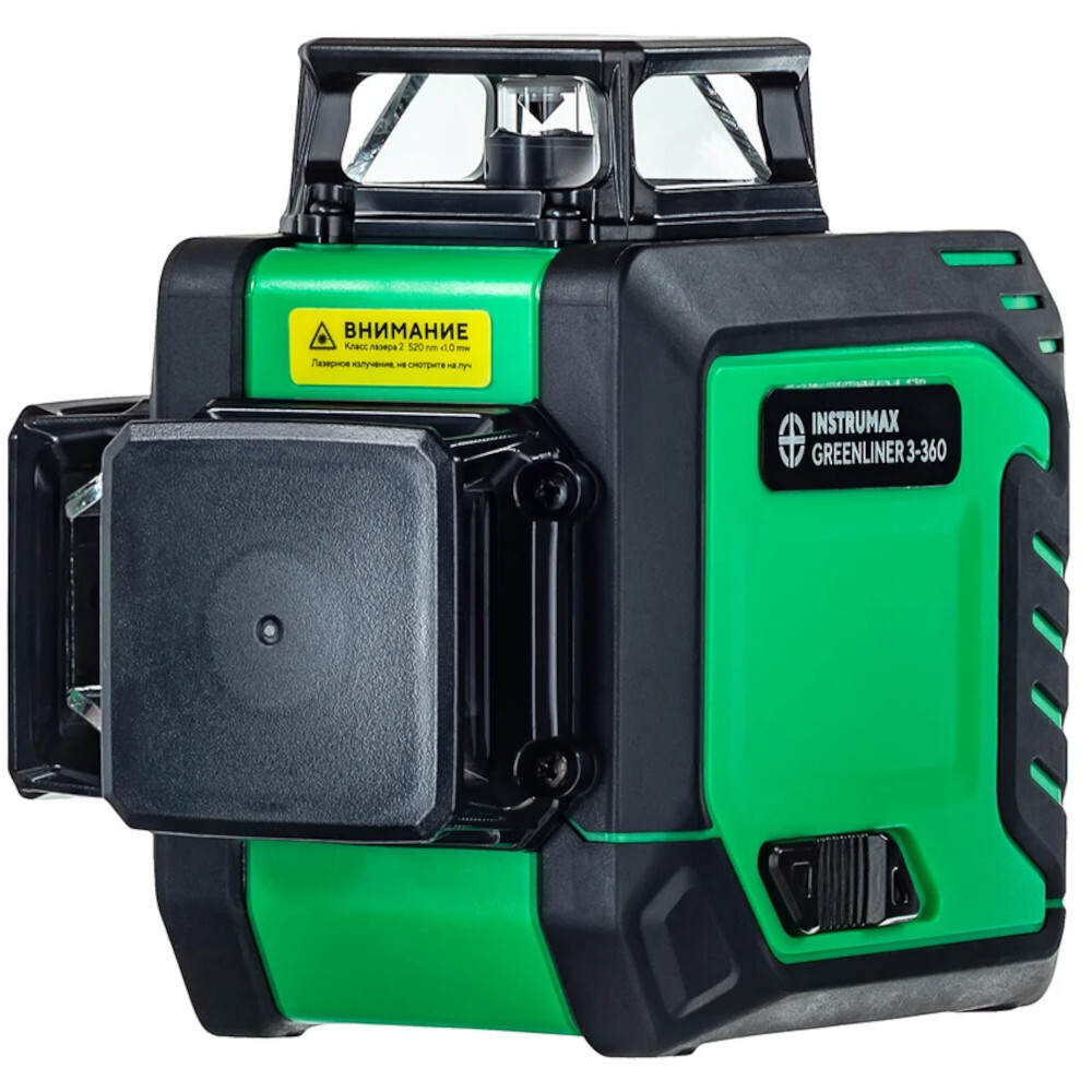 Лазерный уровень INSTRUMAX GREENLINER 3-360 SET+Штатив телескопический TR-120   IM0149_K