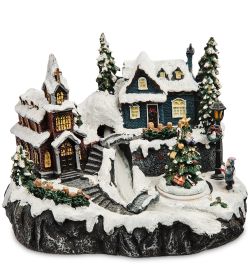 XM-751 Новогодняя миниатюра с подсветкой