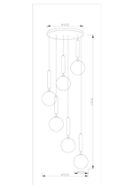 Подвесной светильник Moderli V2031-1P Violla