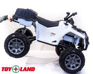 Детский электроквадроцикл Toyland Grizzly Next белый фото №17