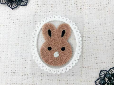 Пришивной элемент на сетке, р. 6,5х9 см