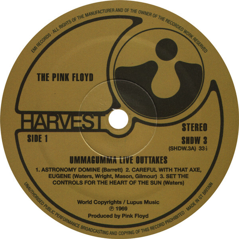 Pink Floyd / Ummagumma Live Outtakes (LP)
