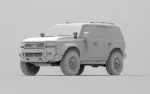 Кронштейн для доп. освещения для Toyota Land Cruiser Prado 250 LC250 2024+ Тойота насадка крпление под свет