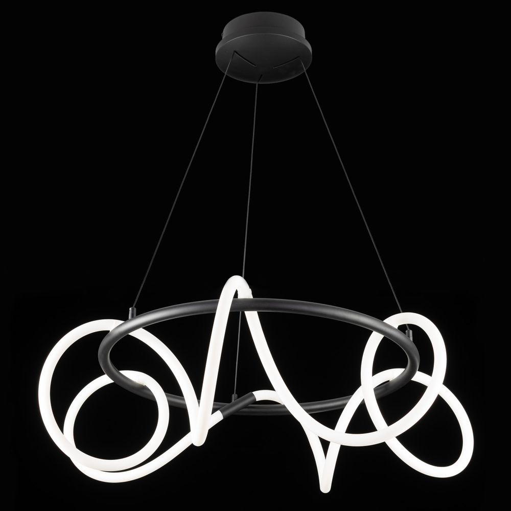 Citilux PYTHON CL220261 Люстра подвесная с пультом Чёрная