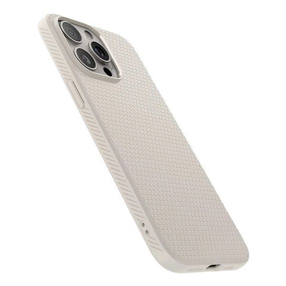 Чехол Spigen Liquid Air для iPhone 15 Pro Max (ACS07212) Natural Titanium / Серый