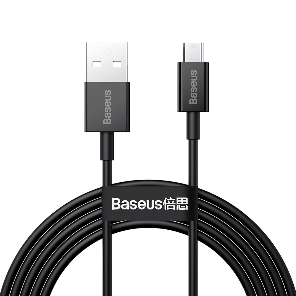 Micro-USB Кабель Baseus Superior Series Fast Charging Data Cable USB to Micro 2A 2m - Black