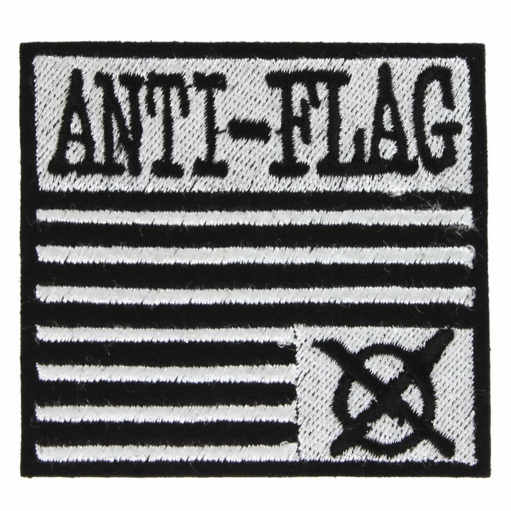 Нашивка с вышивкой группы ANTI-FLAG