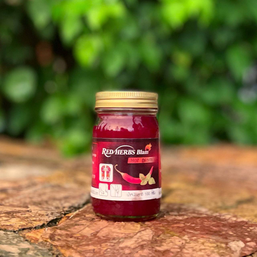 Традиционный красный тайский бальзам с перцем Чили Red Hot Balm