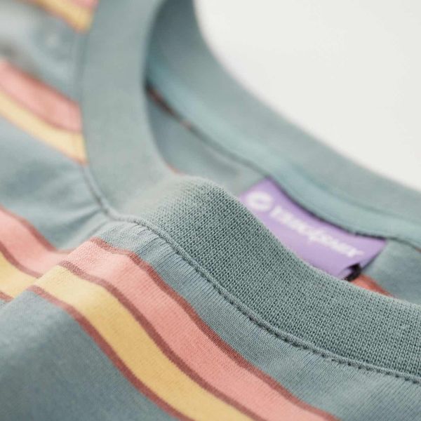 Футболка Nineties Темно-Зелено-Оранжевая - фото 5