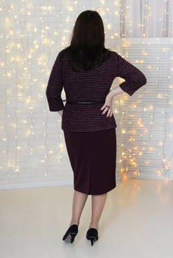 Туника 2523АПА, бордовый #146Б032523АП