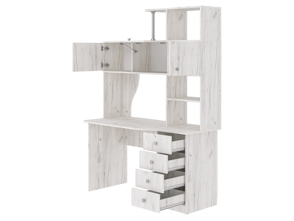 Стол компьютерный 16 крафт светлый