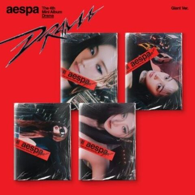 Альбом AESPA - Drama 4th Mini Album GIANT Version RANDOM Cover