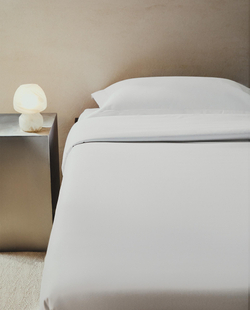 Пододеяльник Zara Home сатин, хлопок 100%, однотонный, 0039/088