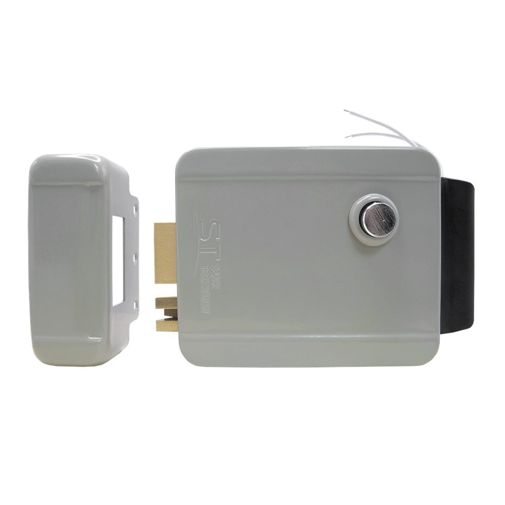 Замок электромеханический ST-EL-04 (N/1C/B/PS) (СЕРЫЙ) (Версия 3)