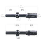Оптический прицел Vector Optics 30мм SFP Continental x6 1-6x24 G4 Hunting ( Сетка L4a / с подсветкой )
