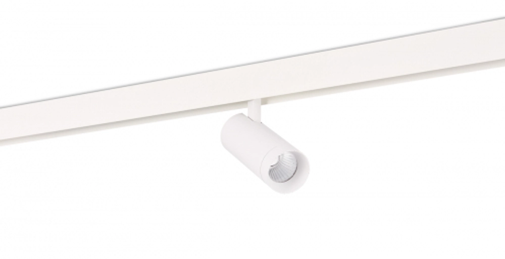 Светодиодный светильник Alpha для SPACE Track system 20Вт,  D60xL160 мм,  1185Лм,  36°,  3000К,  диммируемый 0-10В,  Ra >90,  белый
